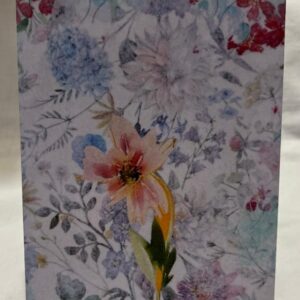 Front Side Blue Flowers 5x7 Metal