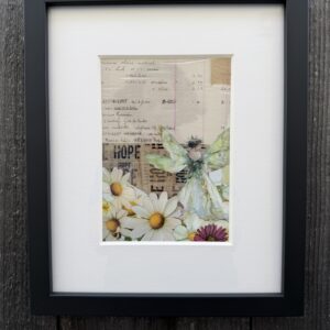 Wishes Fairy Wood Frame 10x12 Side